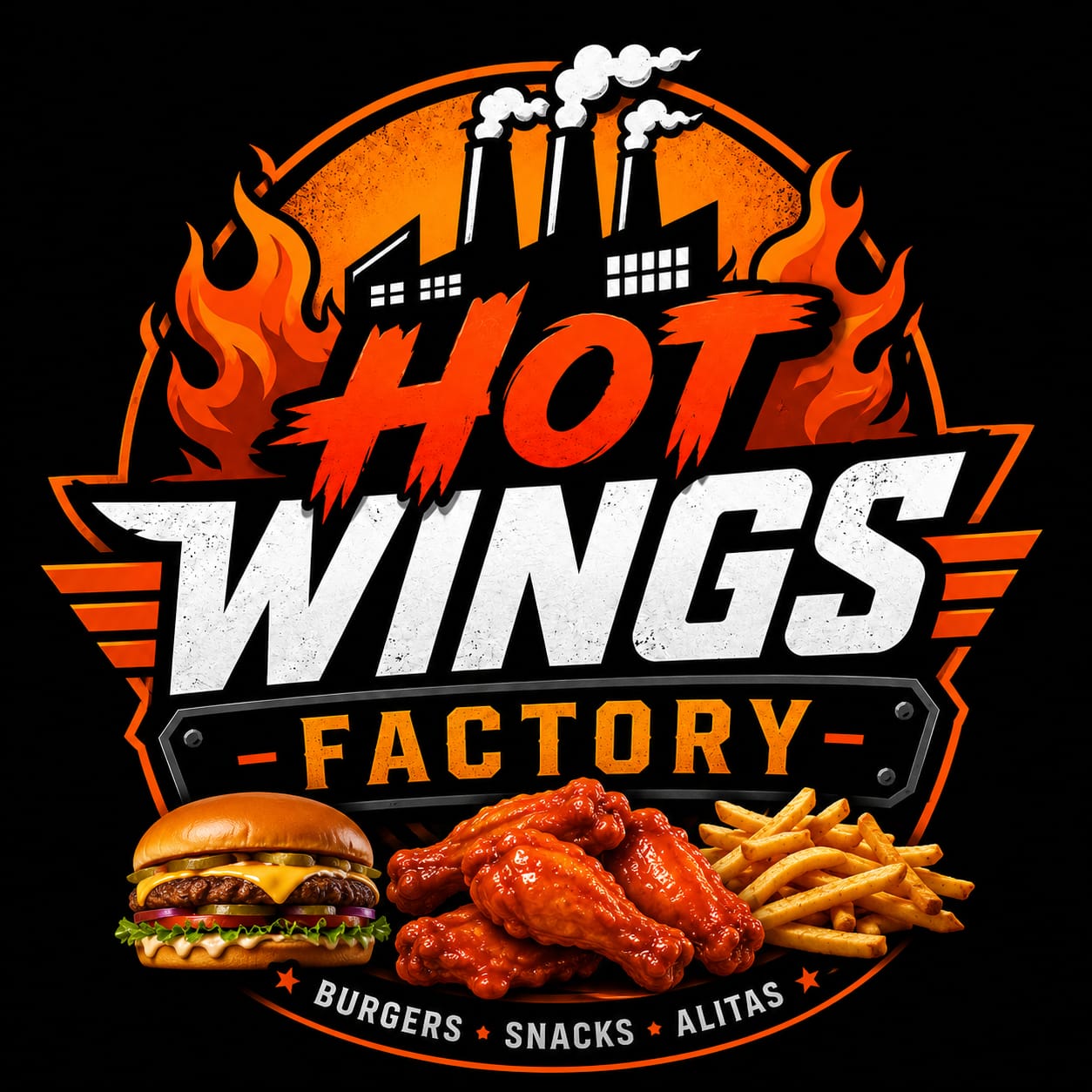 Logo de Hot wings factory